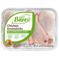 Just Bare Chicken Drumsticks - 20 Ounce