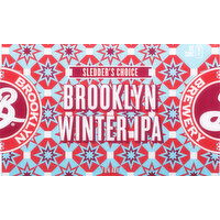 Brooklyn Brewery Beer, Winter IPA, Sledder's Choice - 6 Each 