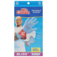 Mr. Clean Gloves, Reusable, Size M - 1 Each 