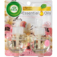 Air Wick Scented Oil Refills, Vanilla & Pink Papaya Fragrance - 2 Ounce 