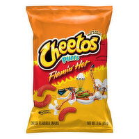 Cheetos Cheese Flavored Snacks, Flamin' Hot Flavored, Puffs