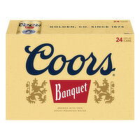 Coors Beer, Banquet - 24 Each 