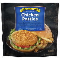 John Soules Foods Chicken Patties, Breaded White Meat