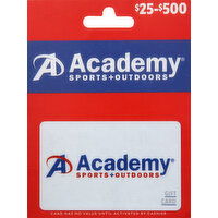 Academy Gift Card, $25-$500 - 1 Each 