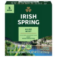 Irish Spring Deodorant Bar Soap for Men - 3 Each 