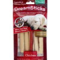 DreamBone Chews, Vegetable & Chicken, Dreamsticks - 5 Each 