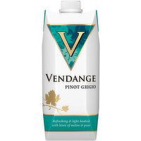 Vendange Pinot Grigio White Wine - 500 Millilitre 