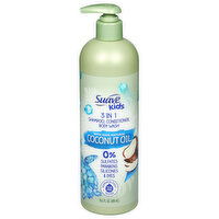 Suave Kids Shampoo, Conditioner, Body Wash, Coconut Oil, 3 in 1 - 16.5 Fluid ounce 