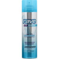 Rave Hairspray, Scented, 4X Mega - 11 Ounce 