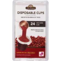 Fill 'n Brew Cups, Filters & Lids - 24 Each 