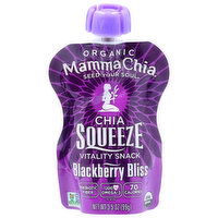 Mama Chia Vitality Snack, Organic, Blackberry Bliss - 3.5 Ounce 