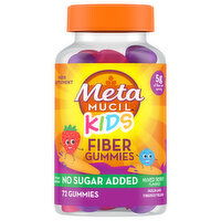 Metamucil Fiber Gummies, Kids, Mixed Berry Flavored - 72 Each 