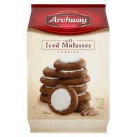 Archway Cookies, Iced Molasses, Soft - 12 Ounce 