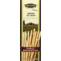 Alessi Breadsticks, Garlic - 4.4 Ounce 