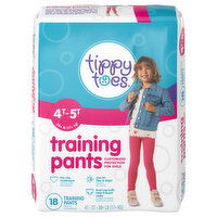 Tippy Toes Training Pants, for Girls, 4T-5T - 18 Each 