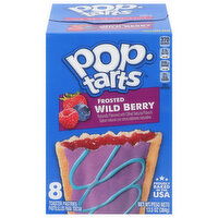 Pop-Tarts Toaster Pastries, Frosted Wild Berry - 8 Each 