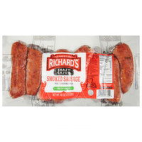 Richard's Smoked Sausage, Krazy Cajun, Green Onion - 40 Ounce 