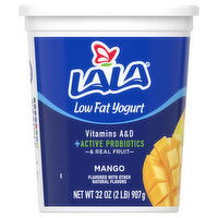 Lala Yogurt, Mango, Low Fat - 32 Ounce 