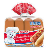 Bimbo Hot Dog Buns - 8 Each
