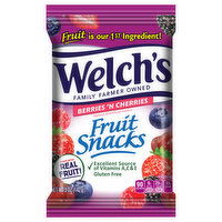 Welch's Fruit Snacks, Berries 'N Cherries - 5 Ounce 