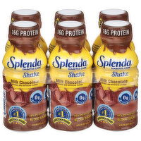 Splenda Shake, Milk Chocolate - 6 Each 