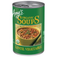 Amy's Amy's Organic Lentil Vegetable Soup, Gluten free, 14.5 oz. - 14.5 Ounce 