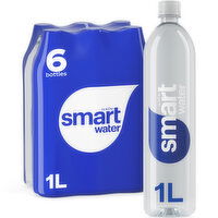 smartwater Vapor Distilled Premium Water Bottles - 6 Each 