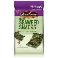 Annie Chun's Seaweed Snacks, Roasted, Wasabi Type Flavored - 0.35 Ounce 