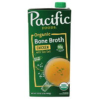 Pacific Foods Bone Broth, Chicken, Organic - 32 Ounce 