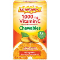 Emergen-C Vitamin C Chewables Orange Blast - 40 Each 