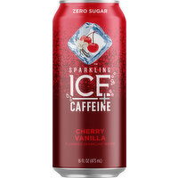 Sparkling Ice Sparkling Water, Zero Sugar, Cherry Vanilla - 16 Ounce 