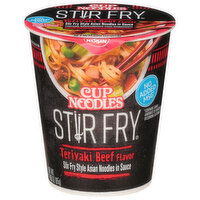 Nissin Asian Noodles in Sauce, Teriyaki Beef Flavor, Stir Fry - 3 Ounce 