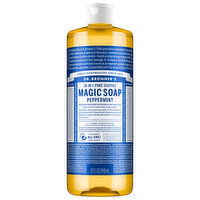 Dr. Bronner's Magic Soap, 18-in-1, Pure-Castile, Peppermint - 32 Fluid ounce 