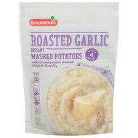 Brookshire's Mashed Potatoes, Roasted Garlic, Instant - 4 Ounce 