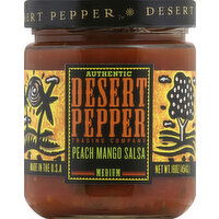 Desert Pepper Salsa, Peach Mango, Medium Hot