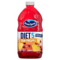 Ocean Spray Juice, Cran x Pineapple, Diet 5 Cals - 64 Fluid ounce 