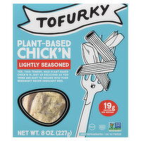 Tofurky Chick'n, Lightly Seasoned, Plant-Based - 8 Ounce 