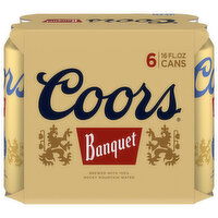 Coors Banquet Beer - 6 Each 