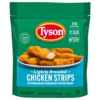 Tyson Lightly Breaded Chicken Strips, 1.25 Lb Bag - 20 Ounce 