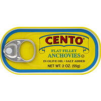 Cento Anchovies, Flat Fillet - 2 Ounce 