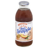 Snapple Green & Black Tea, Peach, Diet - 16 Ounce