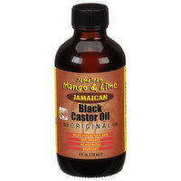 Jamaican Mango & Lime Black Castor Oil, Original, Jamaican - 4 Fluid ounce 