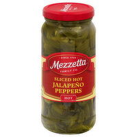 Mezzetta Jalapeno Peppers, Hot, Sliced - 16 Fluid ounce 