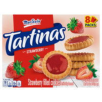 Marinela Cookies, Strawberry, Tartinas, 8 Packs