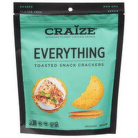 Craize Corn Crackers, Everything, Toasted - 4 Ounce