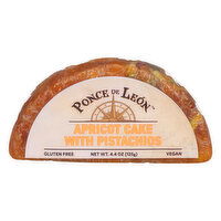 Ponce De Leon Apricot Cake, with Pistachios, Gluten Free - 4.4 Ounce 