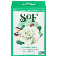 SOF Soap, Triple Milled, Lush Gardenia