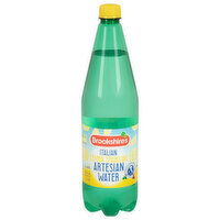 Brookshire's Artesian Water, Italian, Lemon Sparkling - 1 Litre 