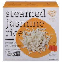 Grain Trust Rice, Steamed Jasmine - 3 Each 