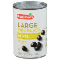 Brookshire's Large Ripe Black Olives, Pitted - 6 Ounce 